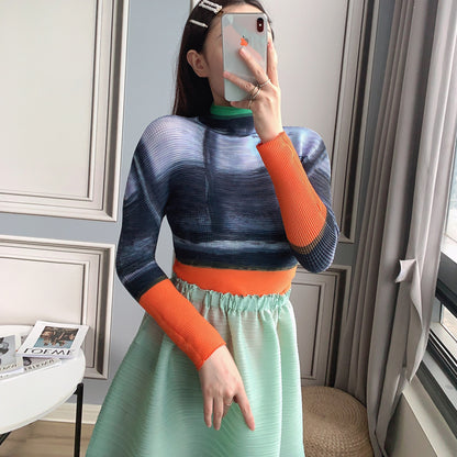Miyake Pleated Corset Top | Tajstylo
