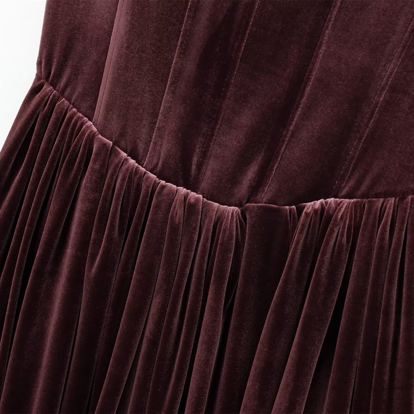 Velvet Corset Style Dress | Tajstylo