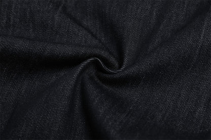 Original Color Denim Straight Leg Pants | Tajstylo