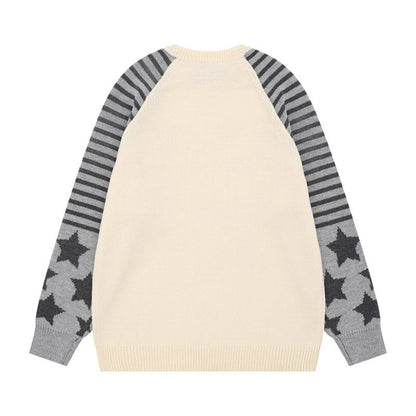 Woman wearing Lightweight V-Neck Cotton Knit Sweater in a cozy setting