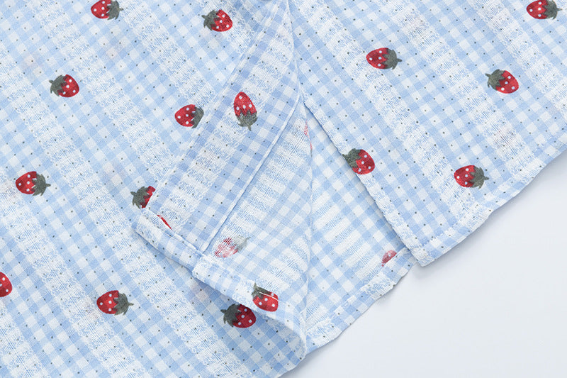 Loose Fit Peter Pan Collar Cotton Shirt | Tajstylo