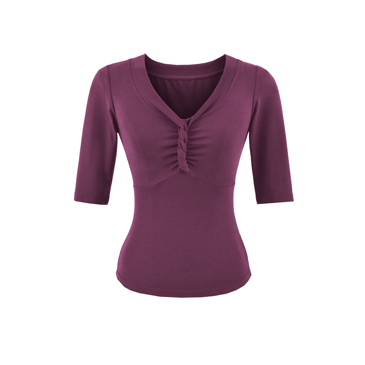 V-Neck Short Sleeve Top for Women | Tajstylo