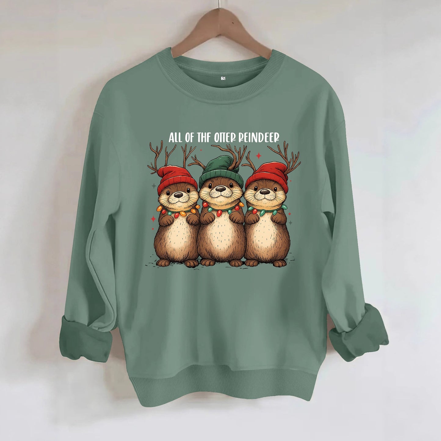 Printed Long Sleeve Sweatshirt for Women | Tajstylo