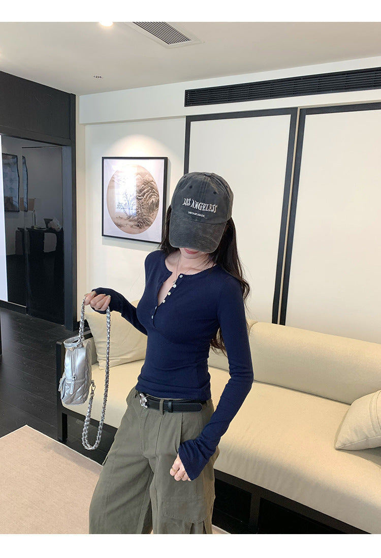Long Sleeve Knit Top for Women | Tajstylo