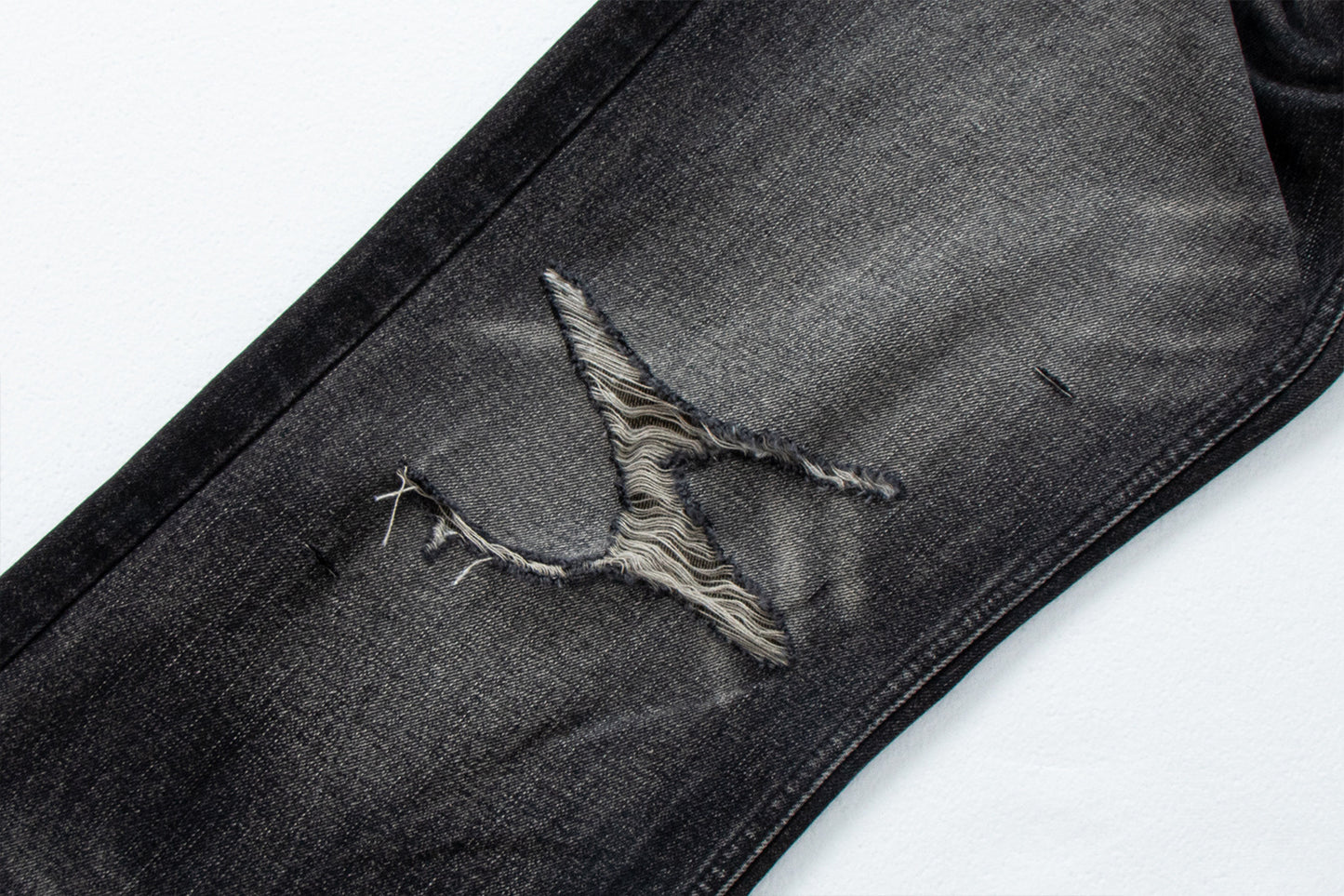 Distressed Vintage Combat Denim Pants | Tajstylo