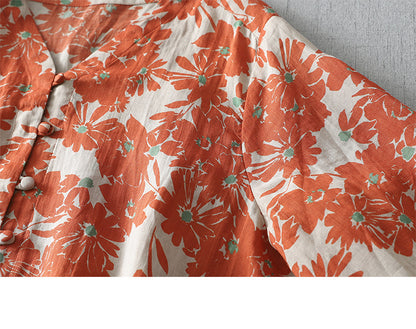 Floral Loose Blouse | Tajstylo