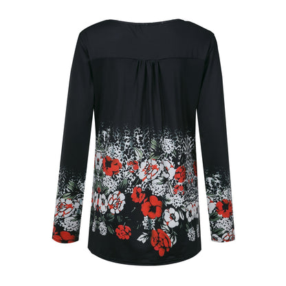 Floral Printed Tunic Shirt | Tajstylo