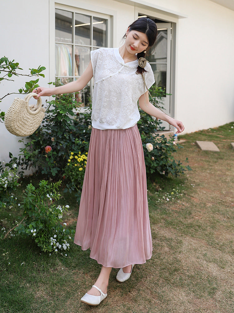 Elegant A-Line Skirt for Women | Tajstylo