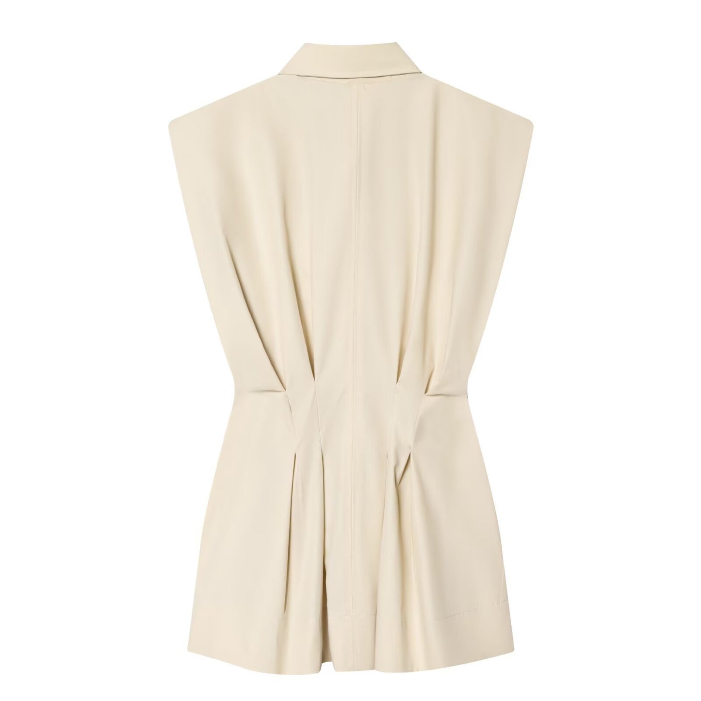 Chiffon Sleeveless Shirt | Tajstylo