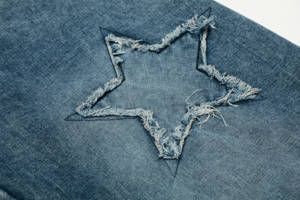 Washed Denim Pants | Tajstylo