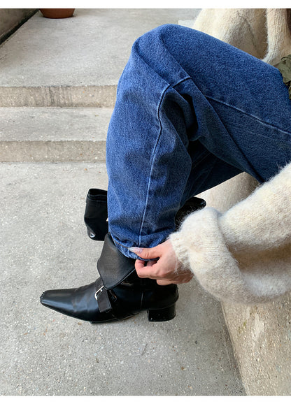 Vintage Casual Straight Leg Jeans | Tajstylo