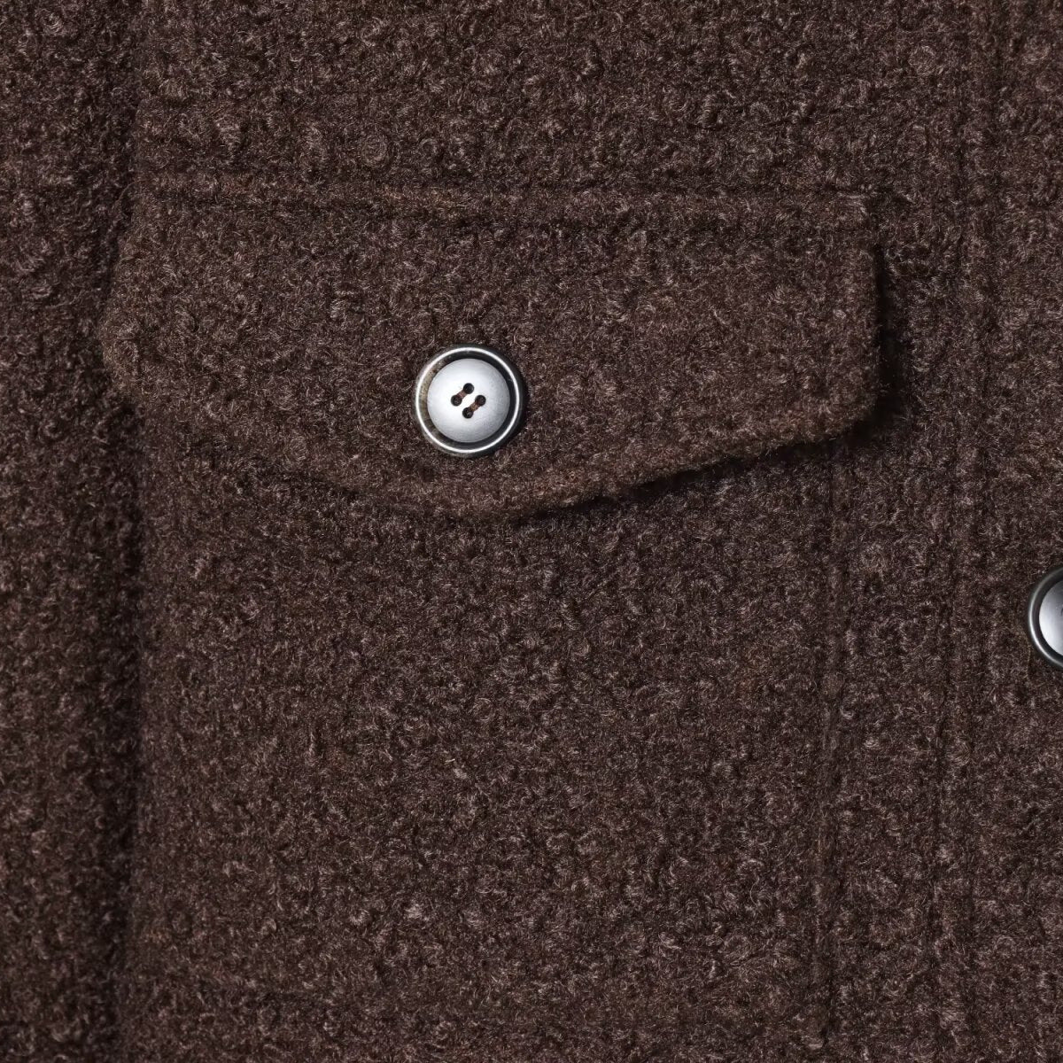 Hairy Collar Twill Coat | Tajstylo