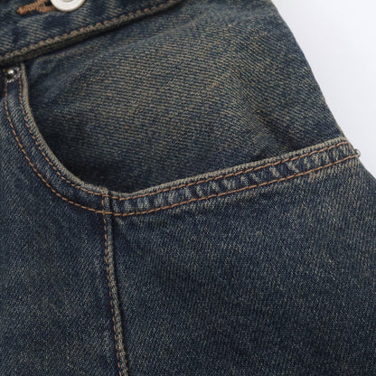 Loose Bucket Shape Low Waist Jeans | Tajstylo