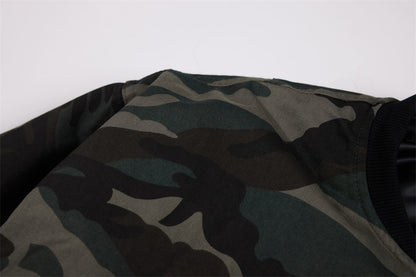 Camouflage Cotton Padded Jacket | Tajstylo