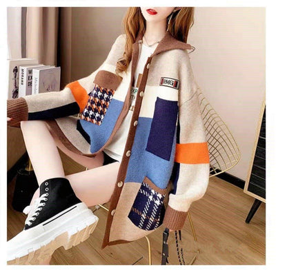 Fashion Knit Cardigan Sweater Coat | Tajstylo
