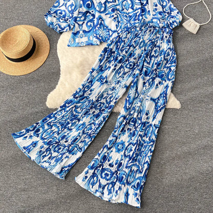 Chic Two Piece Set Top and Pants | Tajstylo