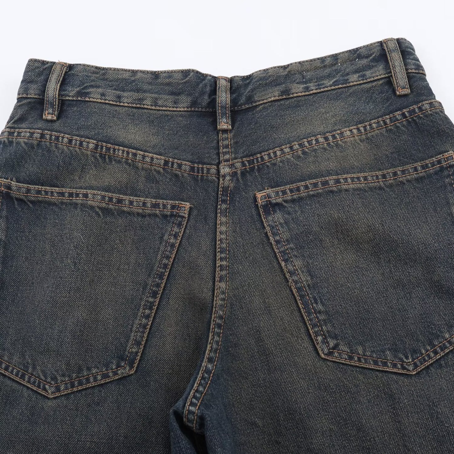Loose Bucket Shape Low Waist Jeans | Tajstylo