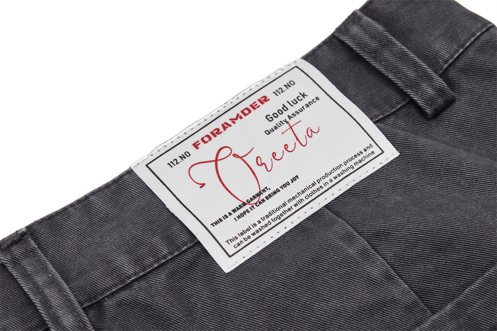 Loose Fit Straight Leg Multi Pocket Jeans | Tajstylo
