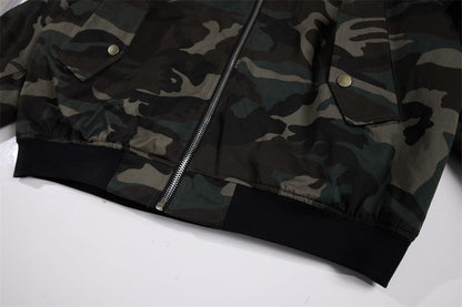 Camouflage Cotton Padded Jacket | Tajstylo