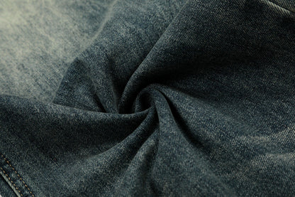 Denim Straight Leg Pants | Tajstylo