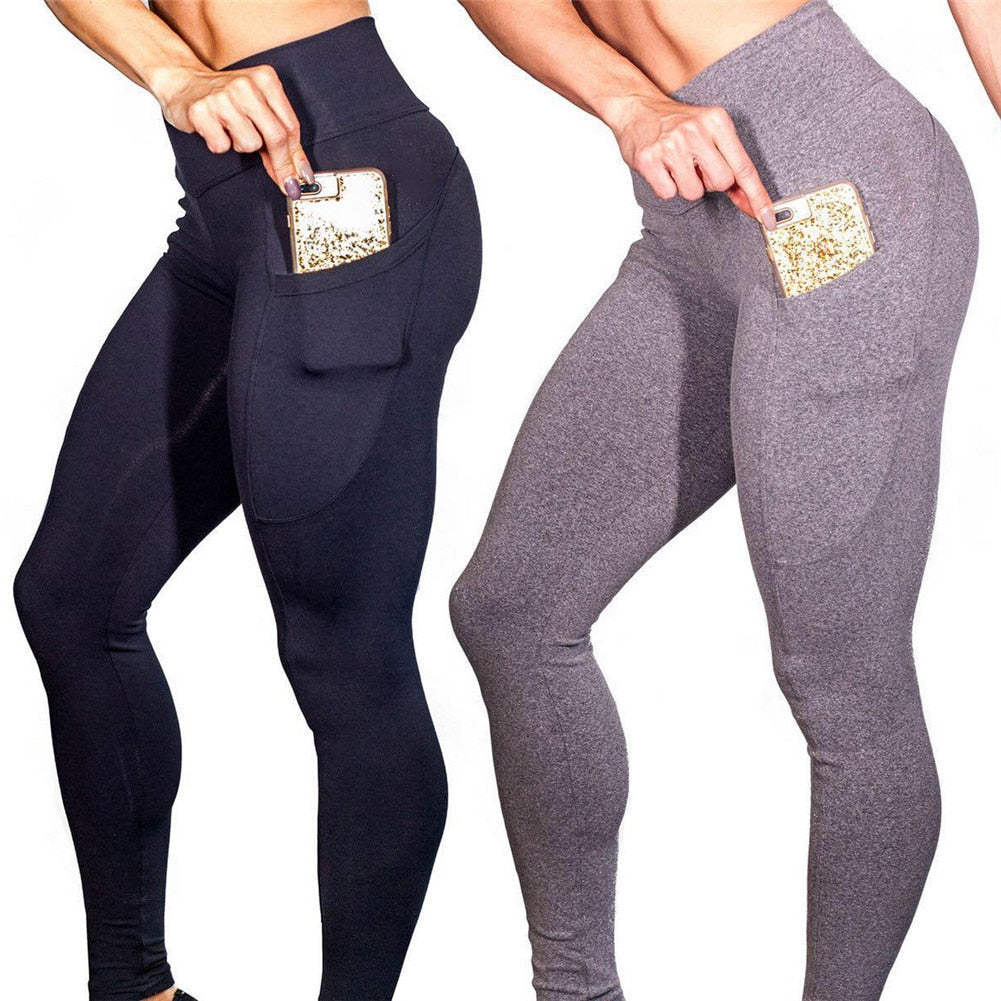 Woman wearing Sexy Push Up Leggings in a casual fitness setting