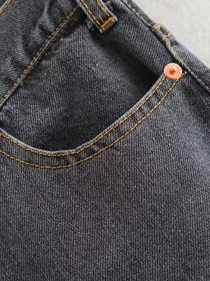 High Waist Wide Leg Denim Jeans | Tajstylo