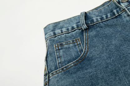 Washed Denim Pants | Tajstylo