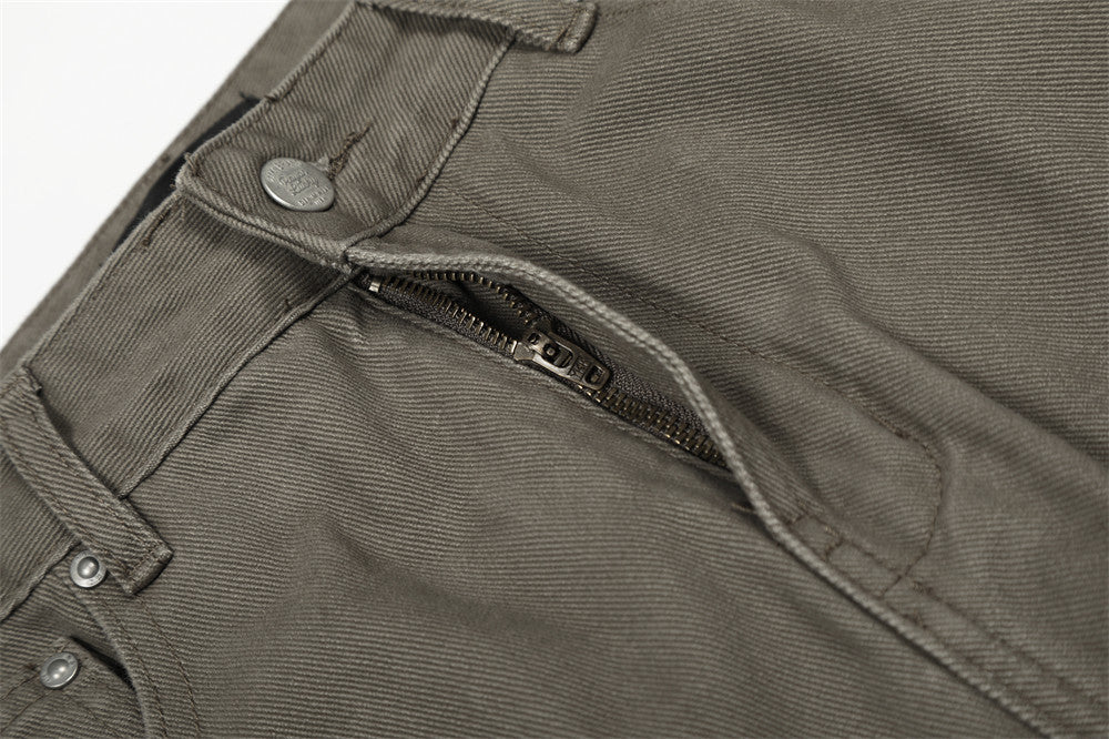Loose Straight Fit Denim Pants | Tajstylo