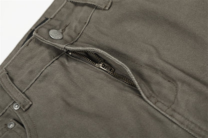 Loose Straight Fit Denim Pants | Tajstylo
