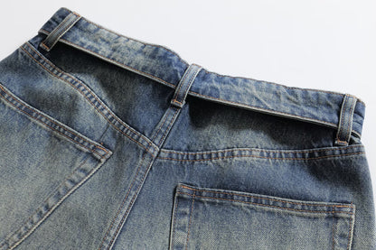 High-Waisted Classic Jeans | Tajstylo
