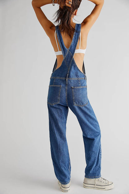 Strap Denim Pants for Women | Tajstylo