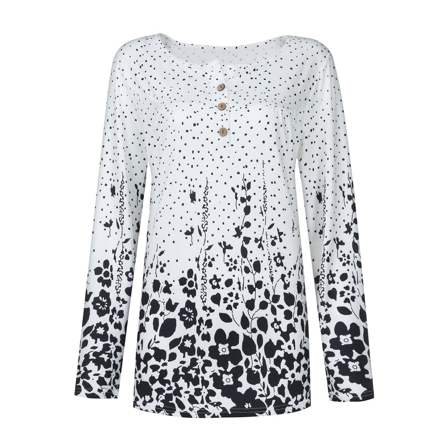 Floral Printed Tunic Shirt | Tajstylo