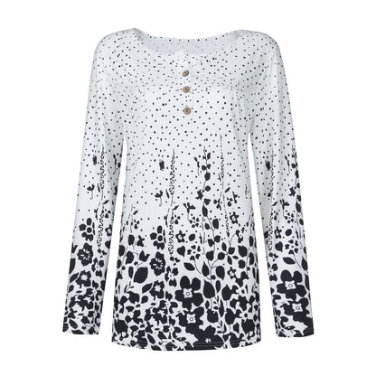 Floral Printed Tunic Shirt | Tajstylo