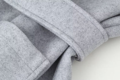 Casual Wool Blend Coat | Tajstylo