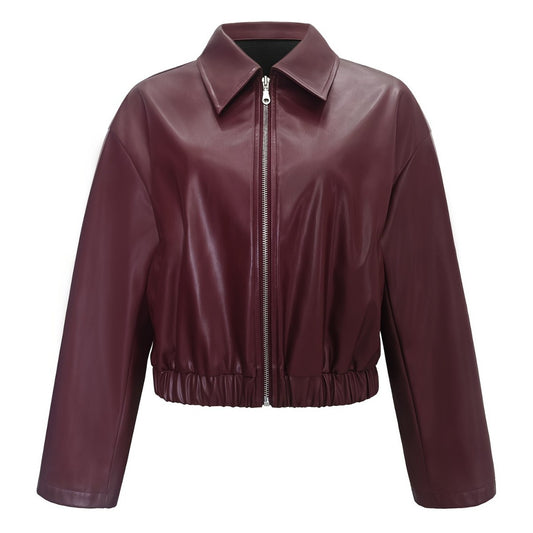 Collar Zipper Jacket | Tajstylo