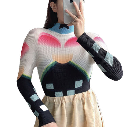 Miyake Pleated Corset Top | Tajstylo