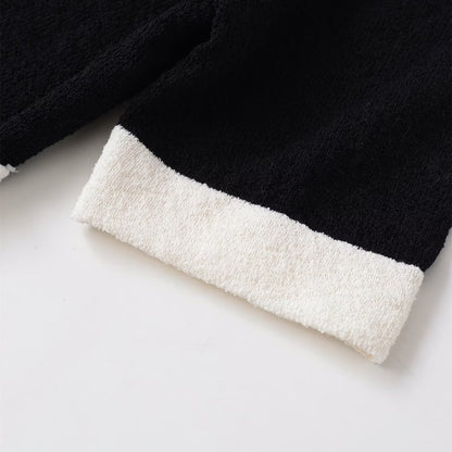 Tailored Contrasting Knitted Sweater | Tajstylo