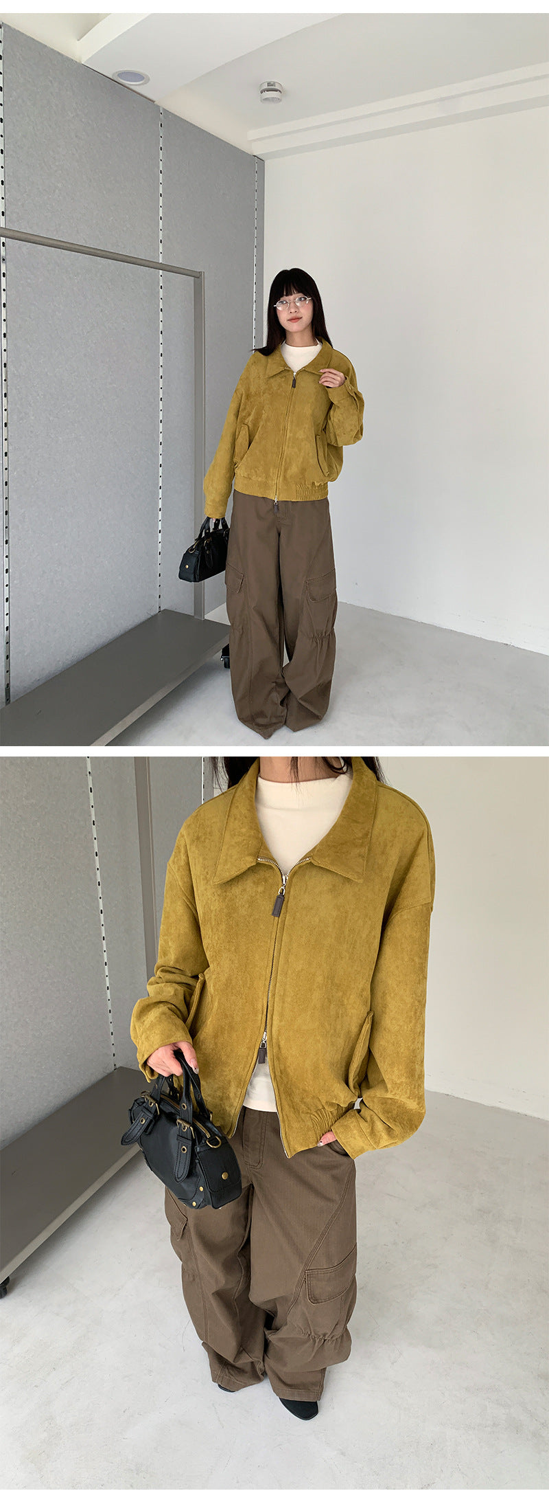 Casual Pleated Cargo Jeans | Tajstylo