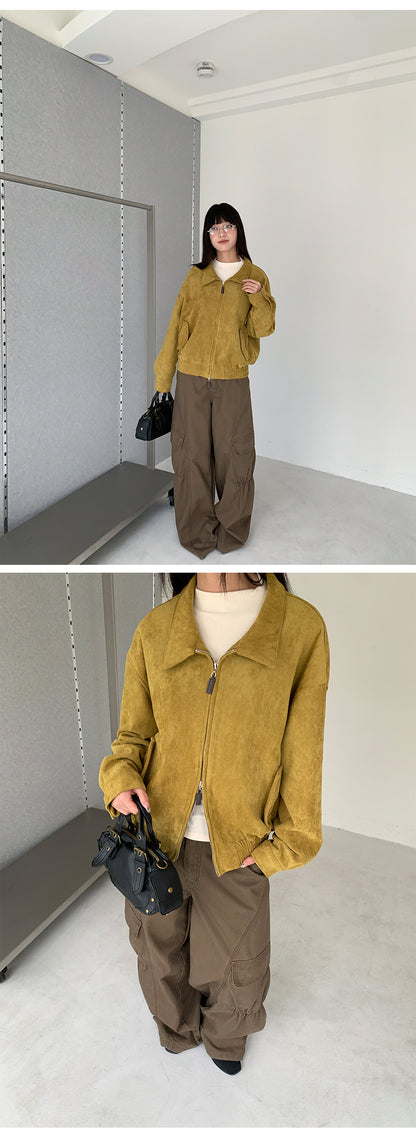 Casual Pleated Cargo Jeans | Tajstylo