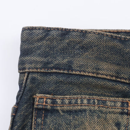 High Waist Baggy Bucket Jeans | Tajstylo
