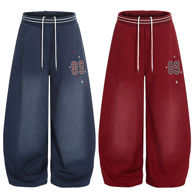 Pleated Fleece-Lined Wide Leg Sweatpants | Tajstylo