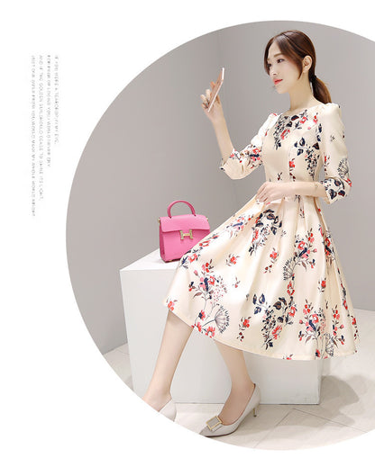 Chic Korean Style Mid Length Dress | Tajstylo