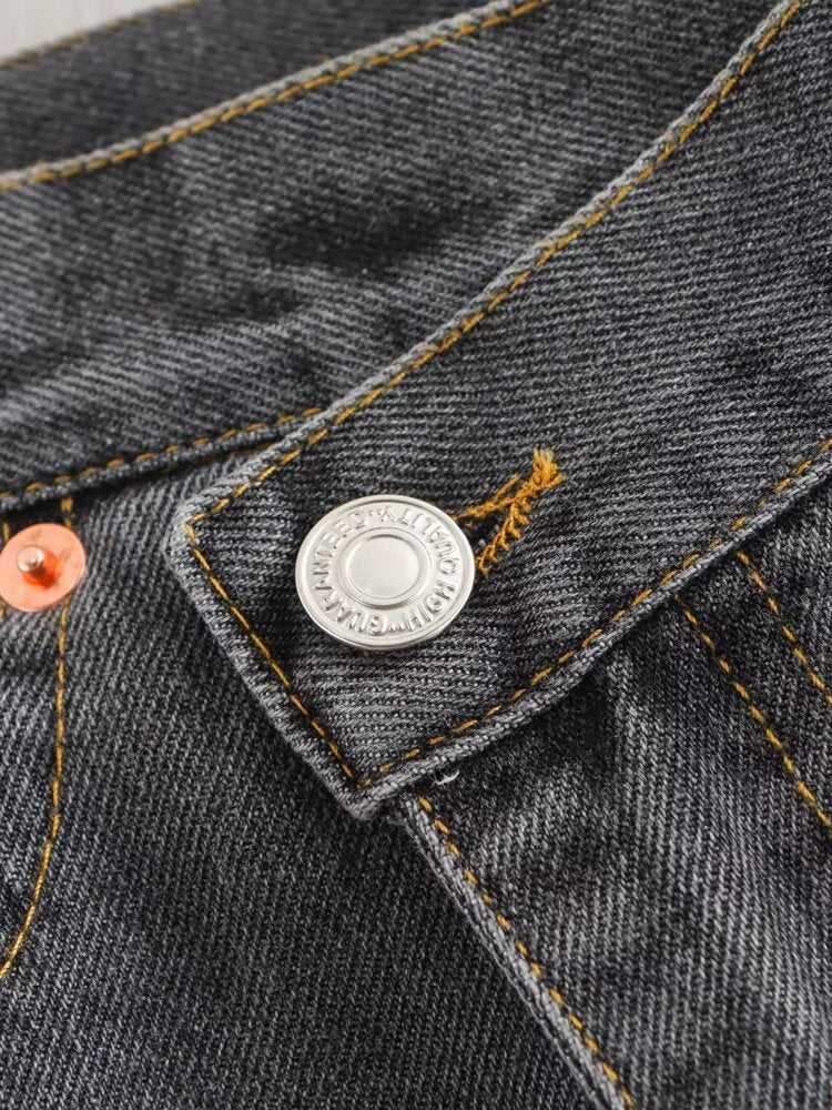 High Waist Wide Leg Denim Jeans | Tajstylo