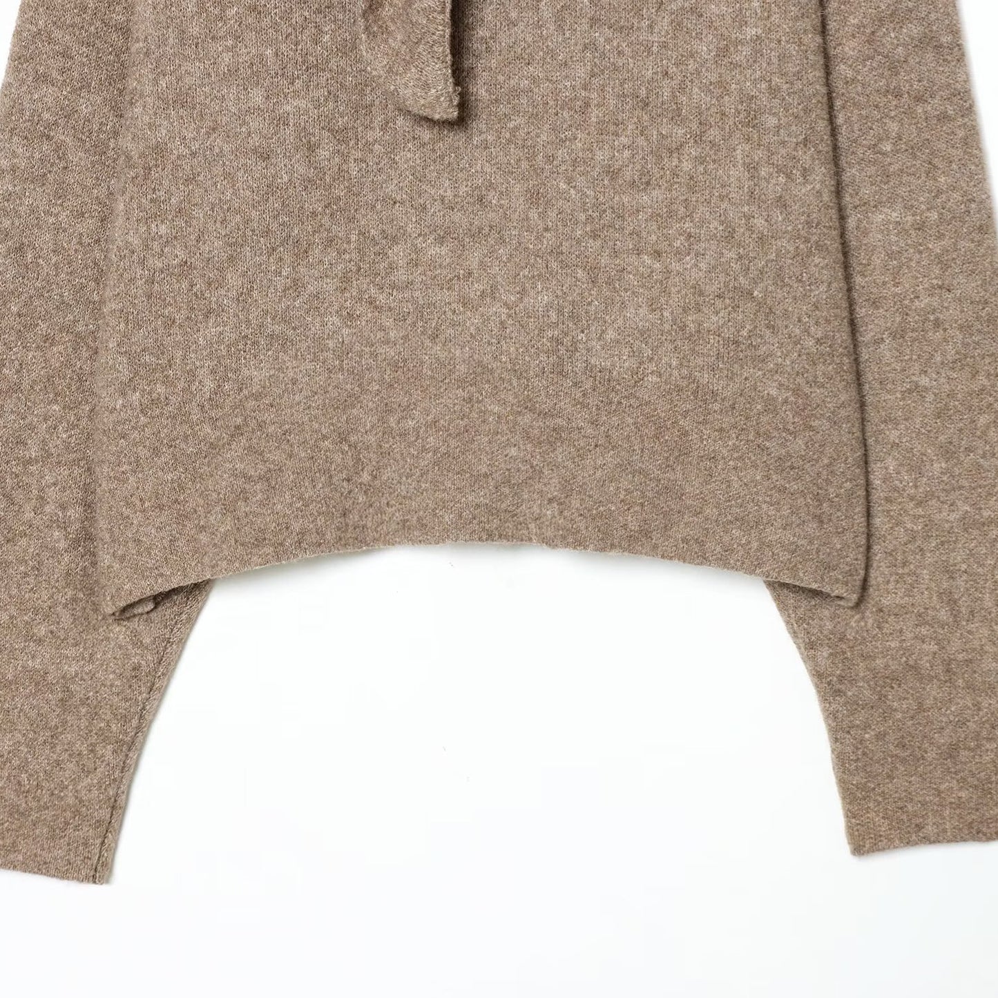 Loose Scarf Knitted Sweater | Tajstylo