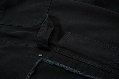 Fake Two Piece Spliced Denim Wide Leg Pants | Tajstylo