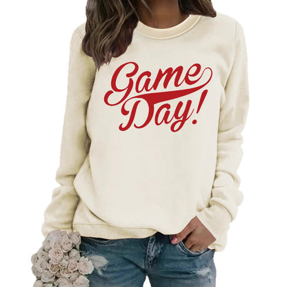 Woman wearing Round Neck Hoodie for Women in a casual setting