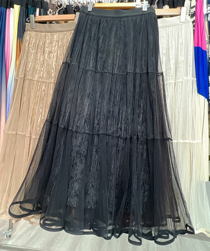 High Waisted A-Line Skirt | Tajstylo