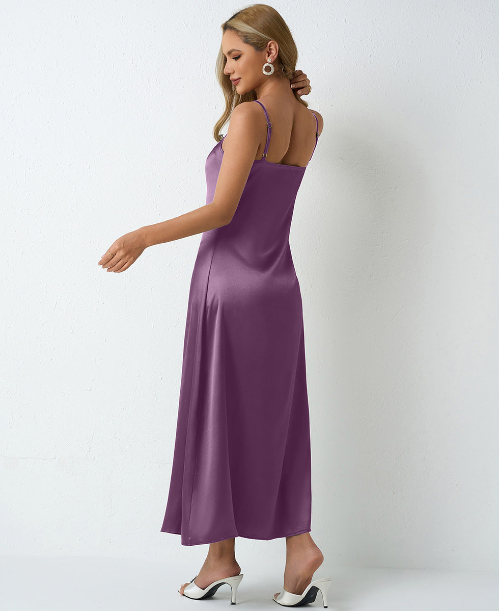 Pleated Sleeveless Dress | Tajstylo