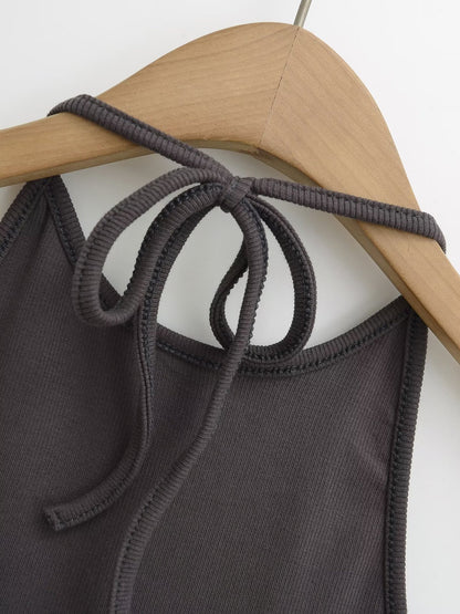 Backless Camisole Vest | Tajstylo