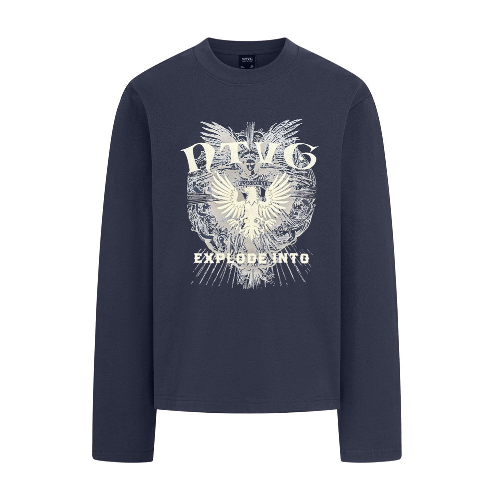 Totem Printed Long Sleeve Tee | Tajstylo